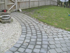 Curved Garden Path 